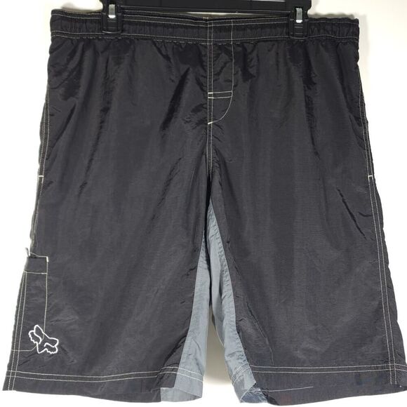 Fox Racing Shorts Men's 34 Black Linerless Performance Athletic Cycling Shorts - Picture 2 of 7